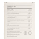Novos Core supplement for longevity, skin health & cognition supplement facts and ingredients list
