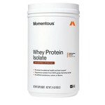 Momentous Grass-Fed Whey Protein Isolate Chocolate, part of the Wellness 101 Ultimate Starter Kit
