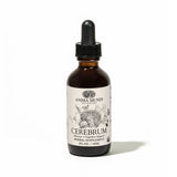 Bottle of Anima Mundi Cerebrum herbal supplement on a white background