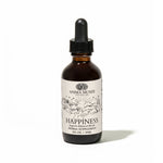 Bottle of Anima Mundi Happiness herbal supplement on a white background