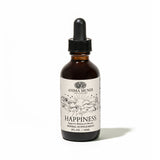 Bottle of Anima Mundi Happiness herbal supplement on a white background
