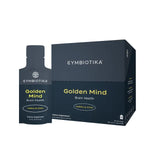 Golden Mind | 30 pouches by Cymbiotika, dietary supplement for brain health in vanilla chai flavor.