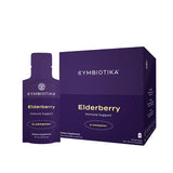 Liposomal Elderberry product packaging featuring 26 pouches of immune support supplement.
