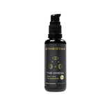 The Omega liquid supplement bottle featuring DHA and EPA, vegan and fish-free, ideal for daily use.
