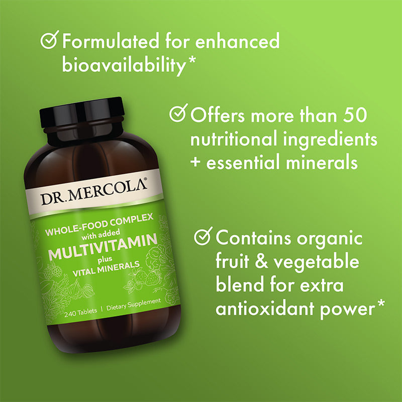 Whole-Food Multivitamin Plus Vital Minerals | 240 Capsules - ENDORPHIN