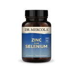 Dr. Mercola Zinc Plus Selenium 30 Capsules dietary supplement for immune health.