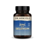 Dr. Mercola Zinc Plus Selenium 30 Capsules dietary supplement for immune health.