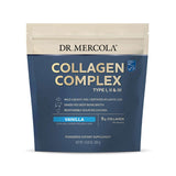 Dr. Mercola Collagen Complex Powder packaging in vanilla flavor with 5g collagen per serving.