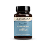 Biothin Berberine with Chromium dietary supplement bottle from Dr. Mercola, featuring 30 capsules.