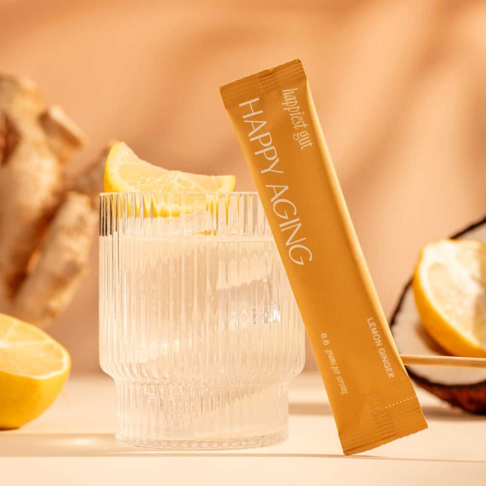 Happiest Gut | Electrolytes, Lemon Ginger | 12 Sachets - ENDORPHIN