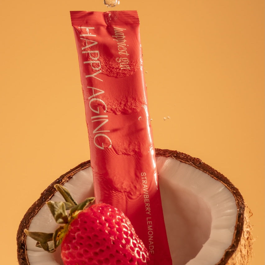 Happiest Gut | Electrolytes, Strawberry Lemonade | 12 Sachets - ENDORPHIN