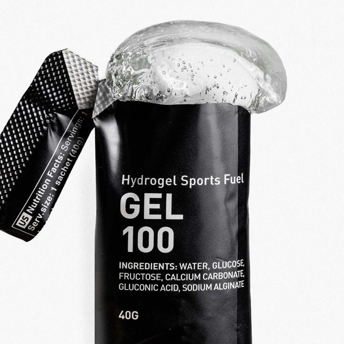 MAURTEN - Gel 100 sachet with hydrogel sports fuel, designed for efficient energy during high-intensity activities.