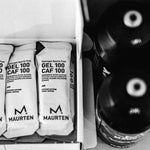 MAURTEN - Gel 100 CAF 100 sachets in a box, providing energy and caffeine for athletes.