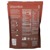 Chocho Plant Superfood Protein Powder bag featuring cinnamon horchata and nutrition facts for healthy living.