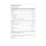 Supplement facts for NOVOS Vital tropical flavor gummies, detailing nutritional information and ingredients.