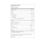 Supplement facts for NOVOS Vital tropical flavor gummies, detailing nutritional information and ingredients.