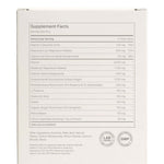 Novos Core supplement for longevity, skin health & cognition supplement facts and ingredients list