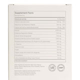 Novos Core supplement for longevity, skin health & cognition supplement facts and ingredients list