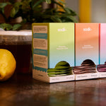 Sodii - Everyday Hydration Salts packaging with citrus flavor in a vibrant setting.
